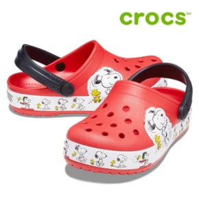 [세일] 크록스 아동 샌들 /G48- 206176-8C1 / Kids Crocs Fun Lab Snoopy Woodstock Clog Flame