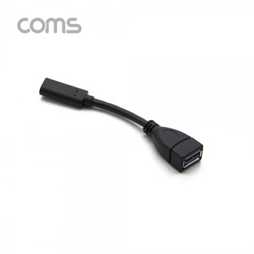 엠지솔루션 Coms TypeC OTG 젠더 (USB 3.1 C F/USB 2.0 A F)