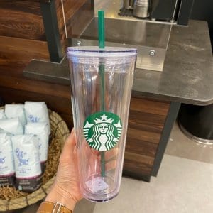  Starbucks스타벅스  벤티  카페  투명  빨대  콜드컵  텀블러  710ml