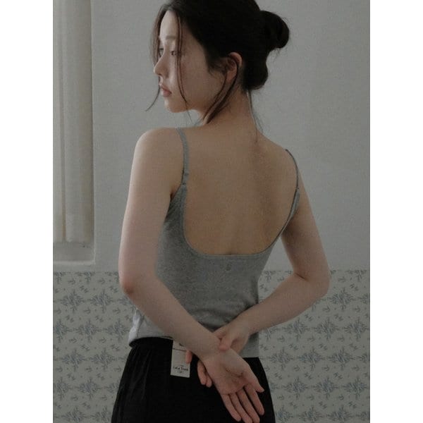 누디 백리스 브라탑 - 여성 백리스 데일리 브라 나시탑 (Nudy Backless Bra top)