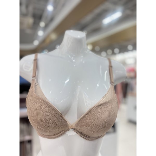 [여주점] 와코루 딥브이 왕뽕 저중심 볼륨업 심플 몰드 브라 [WBR1951A_B] OB