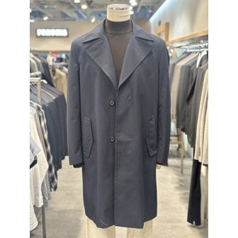 레노마 [파주점] 남성 24 F/W 네이비 세미 오버핏 하프 트렌치코트 RQCMBH02A