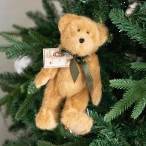 귀여운 테디베어 인형 곰돌이 동물 캐릭터 봉제 애착인형 소품 골드