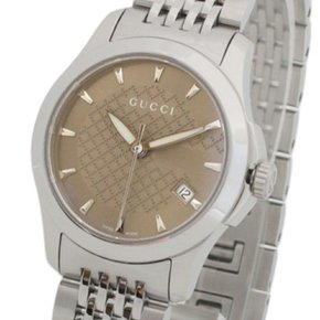 구찌 GUCCI G-TIMELESS YA126503 시계 브라운 쿼츠 타임리스