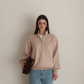 스프링 쿼터 집업 티셔츠