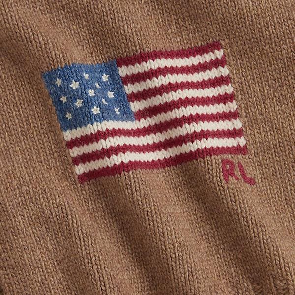 남성 플래그 니트 울 블렌드 스카프(MAPOHGS0J321007200)