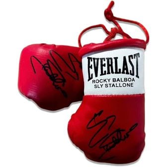  영국 에버레스트 글러브 Autographed Mini boxing Gloves Rocky Balboa Sly Stallone 1762253