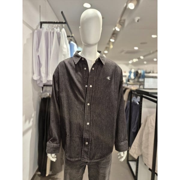 [여주점] [캘빈클라인 CK진] 남성 릴렉스핏 데님 셔츠(J327342-1BY)
