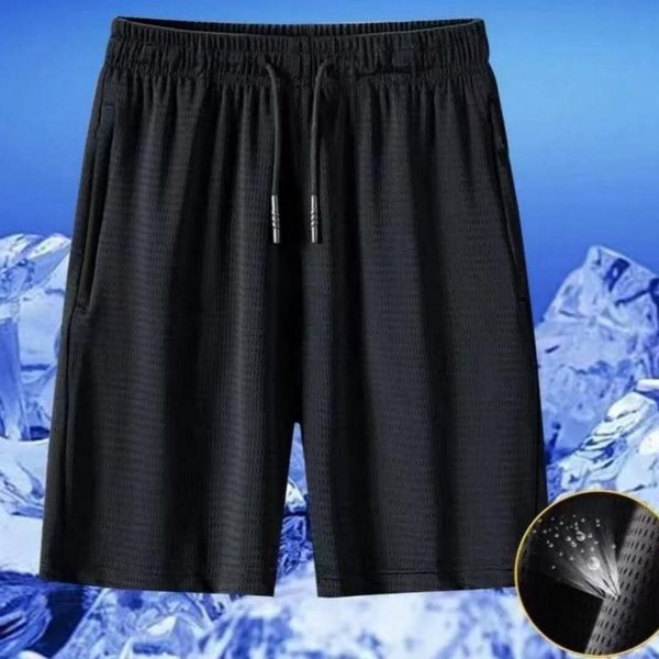 남자 여름 메쉬 쿨링 스판 밴딩 5부 반바지 OC-PTH-SWFHOUKY