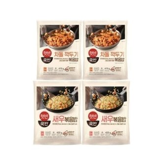 텐바이텐 쿡반 즉석밥 차돌깍두기볶음밥 410g  x2 + 새우볶음밥 420g  x2