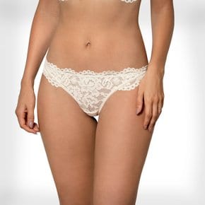 네비아 아이보리 예쁜 여성 레이스 삼각티팬티 노라인 햄팬티 심리스팬티