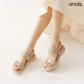 금장 샤인 샌들 4cm_24SS246 [무료배송]