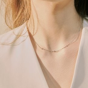 [화사,아스트로 ,김동현&박우진, 비투비 서은광 착용] cross chain necklace