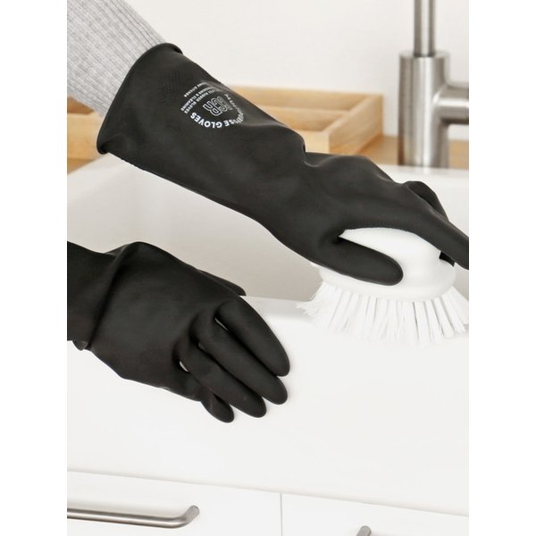 블랙 다용도 고무장갑