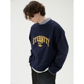 ARCH LOGO OVERFIT SWEATSHIRT_NAVY