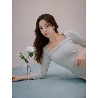 이바나헬싱키 Ronea Neck chiffon dress (3colors)