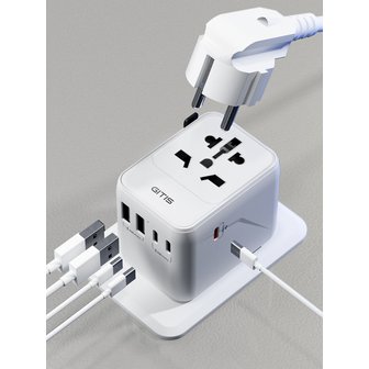 지티스 [Upgrade] 지티스 PD35W 초고속 멀티어댑터 해외여행용 멀티탭