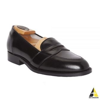 알든 6845 Full Strap Loafer Black Shell Cordovan (6845 BLACK) (풀 스트랩 로퍼)