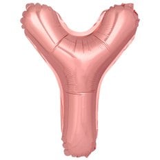 [원팩] 알파벳 은박풍선 대 로즈골드 Y