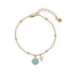 벨 펄 팔찌-아마조나이트 / Belle Pearl Bracelet - Amazonite