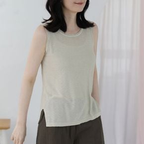 메종 린넨 나시 티셔츠 NTS126_P363832066
