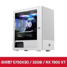 이엠텍 레드빗 PC SUPERHERO - R7NC01 (R7-5700X3D / RX 7800 XT / 32GB (16Gx2) / NVMe 1TB)