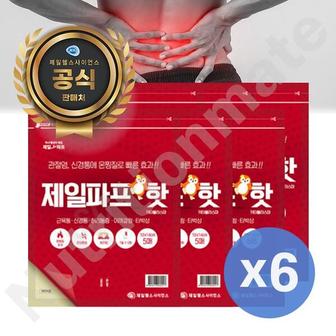  제일파프 핫 5매입 x6 30매