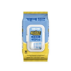 기본에 빅사이즈 유리 거울 전용 세정티슈 30매
