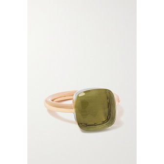 포멜라토 누도 맥시 18k 로즈 골드 프레지올라이트 링 1647597296990341