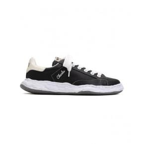 메종 미하라 야스히로 찰스 OG 솔 레더 로우탑 스니커 A12FW701 BLACK