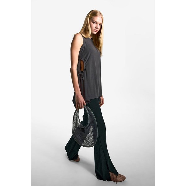 여 크레이프 부츠컷 팬츠 J916203501043