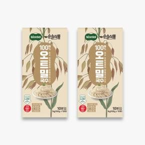 /순솔 순솔 100% 오트밀국수 1kg+1kg (100g x  총20봉)오트밀면