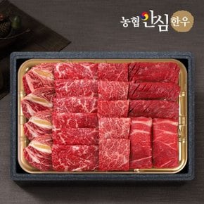 [농협안심한우] 1등급 한우 모듬채반 1kg(등심+채끝+특수부위+불고기+국거리)