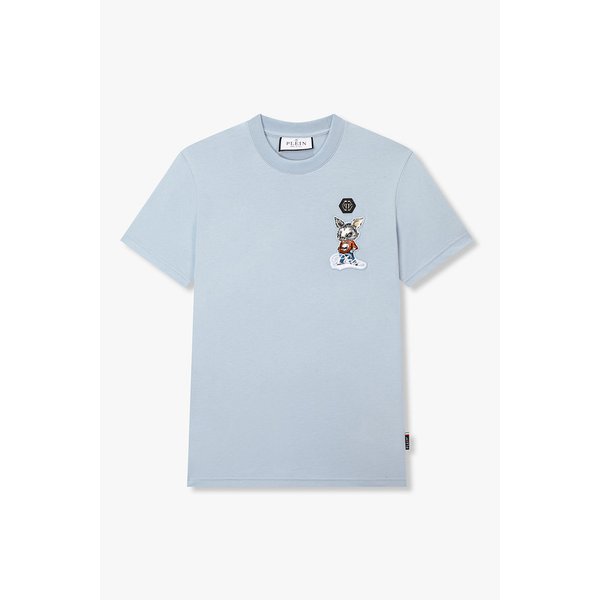 플레인 버니 시그니처 저지 티셔츠 8615301101000