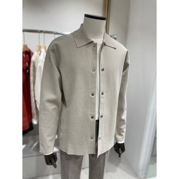 [여주점] 24 S/S 라이트 그레이 면 카라 가디건  (PI8002)