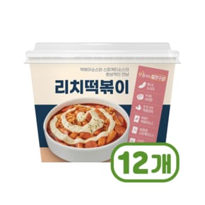 리치떡볶이 즉석조리용기컵 302g x 12개