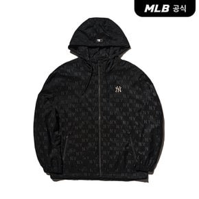 [코리아공식] 클래식 모노그램 톤톤 자가드 바람막이 NY (Black)