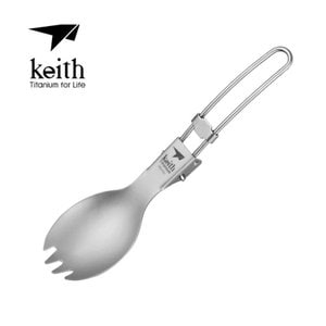  [키이스] KE Folding Titanium Spork_Ti5301