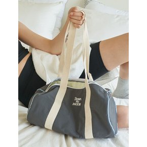 Logo sports  duffel Bag_Grey