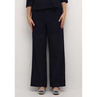 이스퀘어 4809306 Cream KLARA LACE - Trousers navy blazer