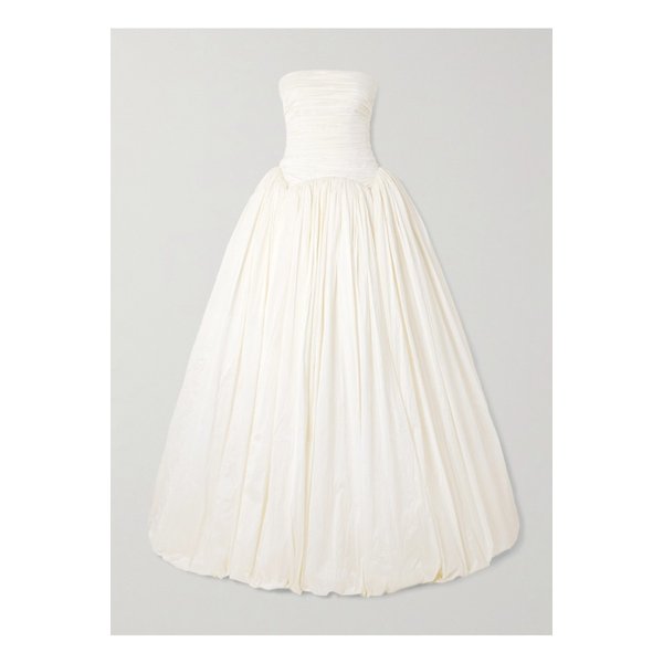 다니엘 프랑켈 드류 스트랩리스 태피터 가운 아이보리 1647597358537557