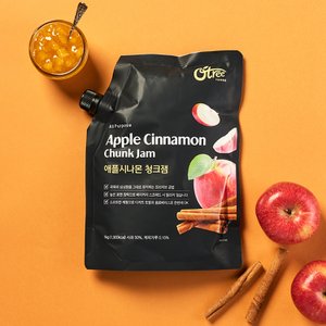  오트리 애플시나몬 청크잼 1kg 2개세트