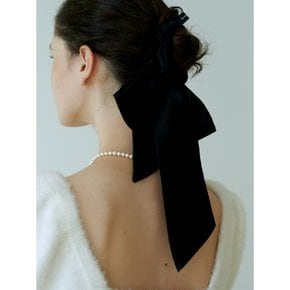 Two-Way Long Silk Scarf_BK