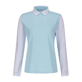 [슈페리어] 여성 냉감 긴팔 티셔츠 라이트 블루 (IWGDKS20141)