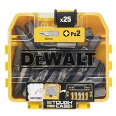 DeWALT 드라이버 비트 세트 25 개 Pozidriv PZ2 DT71521-QZ