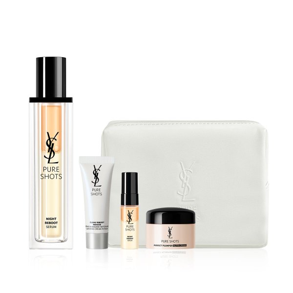 [11월] 퓨어 샷 나이트 리부트 세럼 50ml 세트(+퓨어샷 디럭스 3종+퓨어샷 파우치)