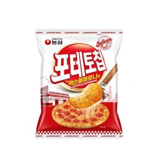  농심 포테토칩 잭슨 페퍼로니맛 50g x16개