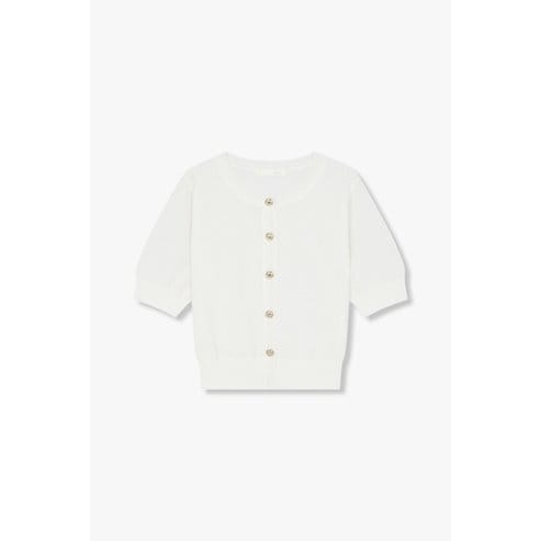 GCUT [25S/S] 자수 로고 하프 슬리브 가디건(7255250103)