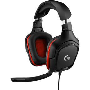 미국 로지텍 무선 헤드셋 Logitech G332 Wired G아미ng Headset Rotating 레더ette Ear Cups 3.5