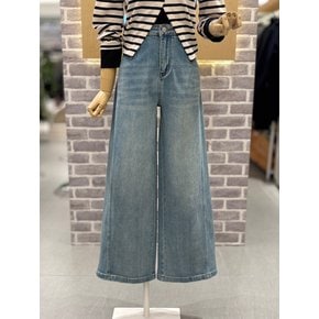 절개 세미와이드 데님팬츠(LC31F3DP516X)